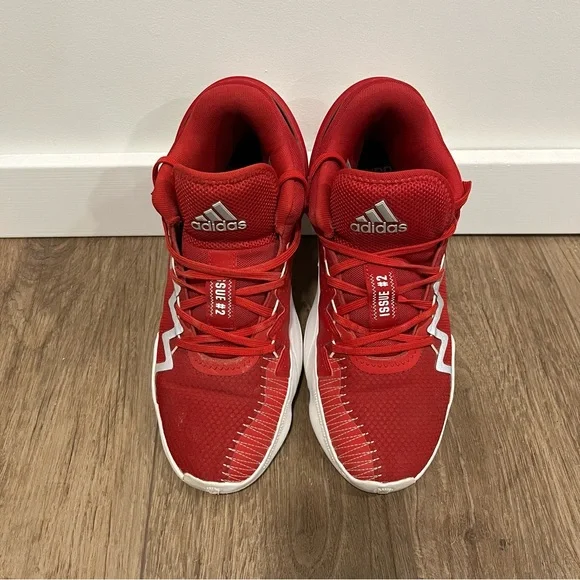 Adidas D.O.N. Issue 2‎ Red/White Men's Basketball Sneaker Size 10 - Picture 3 of 10